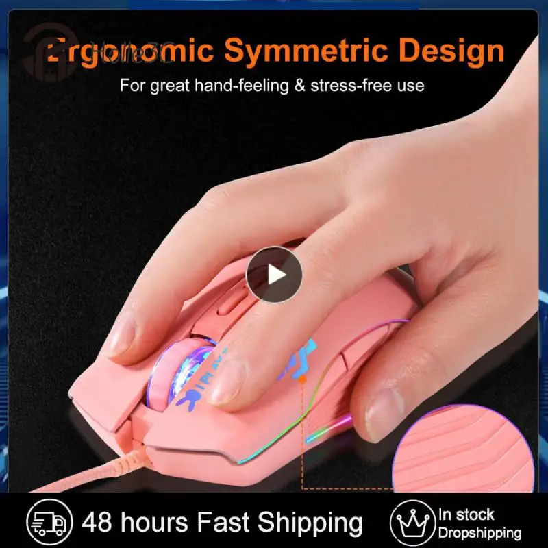 

Optical Engine Wired Mouse Operating Distance 1.5m Gaming Mouse Comfortable High Sampling Rate Glow Mouse Usb Mouse 7200dpi