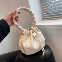 2022 cute side bag women leather handbags simple vintage shoulder bags for woman designer hobo bag sac crossbody bags for girls