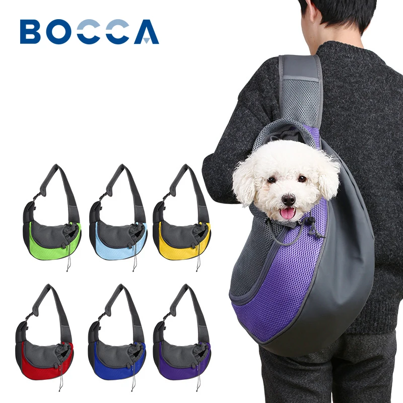 

Bocca Pet Carrier Bag Travel Soft For Kitten Puppy Cat Dog Breathable Foldable Outdoor Single Shoulder Bag Mesh Comfortable