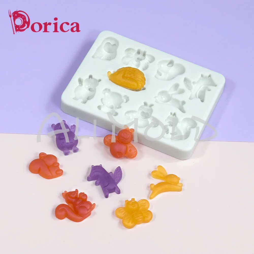 Кролик/медведь/коала Фондант конфеты шоколадная форма DIY Модель глины из смолы