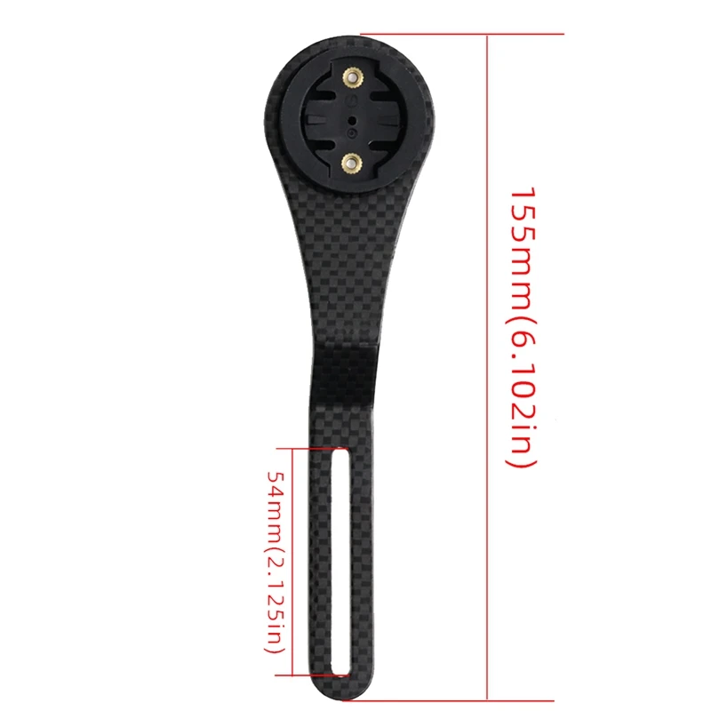 Углеродное волокно дорожный велосипед изогнутый руль компьютерное крепление