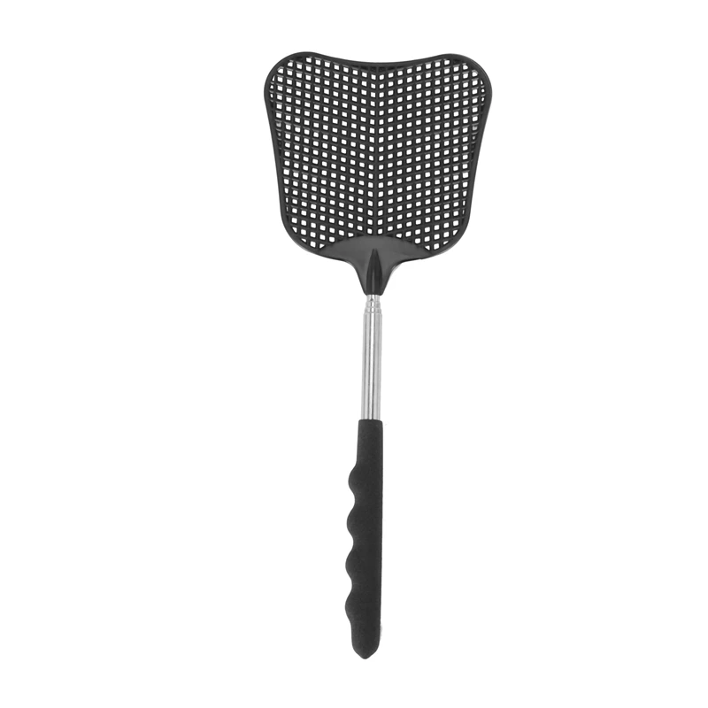 

Mosquito And Fly Killing Plastic Fly Swatter Retractable Stainless Steel Rod, For Indoor And Outdoor Use (8 Pack)