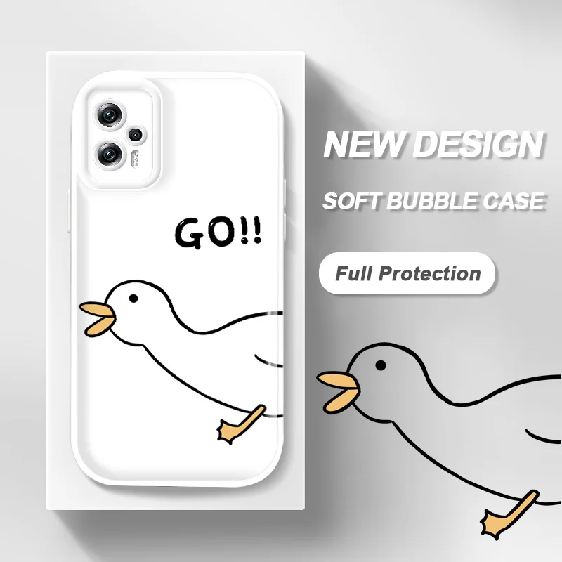 

For Poco X4 GT X3 GT X4 NFC F4 Xiaomi Mi 9 10 12T 12 X Pro 11 Lite 5G NE Redmi Note 10 T Pro Plus K50 Ultra Case Vigorous Duck
