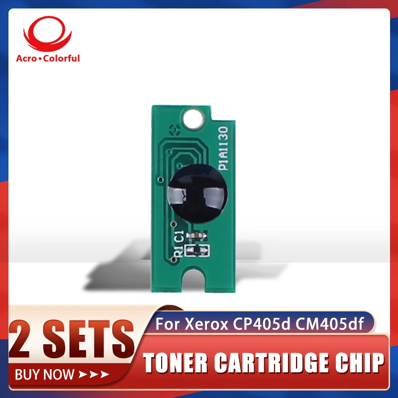 

2 Set Universal Version Compatible Printer Chip For Xerox DocuPrint CP405d CM405df Toner Cartridge