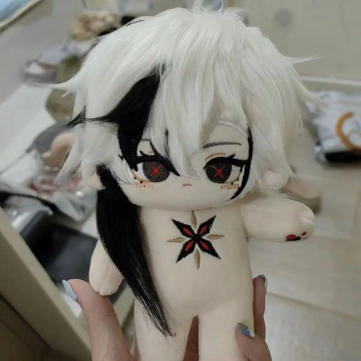 Аниме игра Genshin Impact Kawaii плюшевые игрушки Arlecchino косплей плюшевая кукла тело со