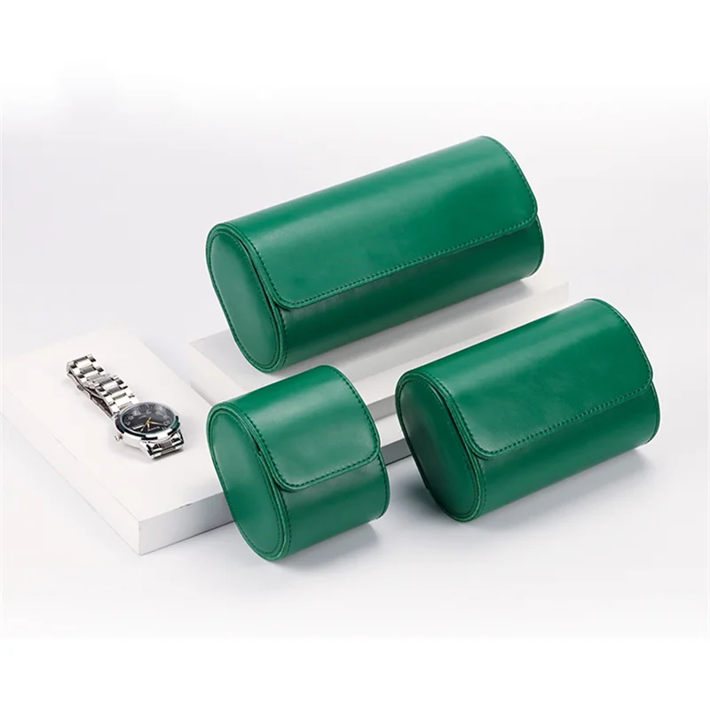 2/3-slots Watch Roll Travel Case Watch Storage Organizer Storage Perfect Gift for Men Microfiber PU Leather Watch case