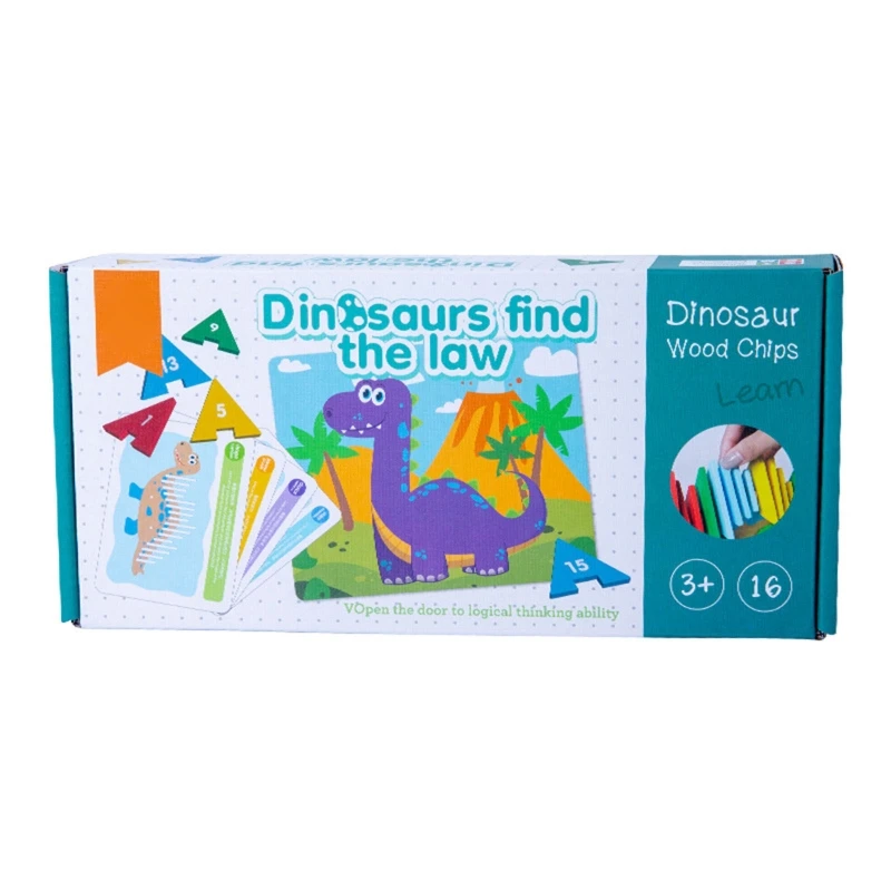 

3D Wooden Pattern Animal Jigsaw Puzzle Colorful Tangram Toy Kids Early Education Sorting Games Toys Children Gift QX2D