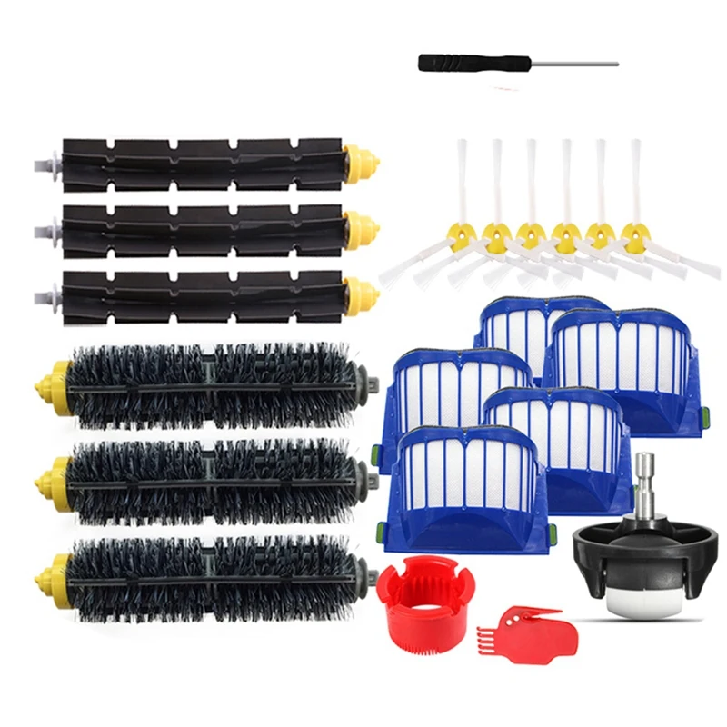 

Запчасти для робота-пылесоса Irobot Roomba, фильтр с основной боковой щеткой для Irobot Roomba 500, 600, 550, 610, 620, 630, 650, 670