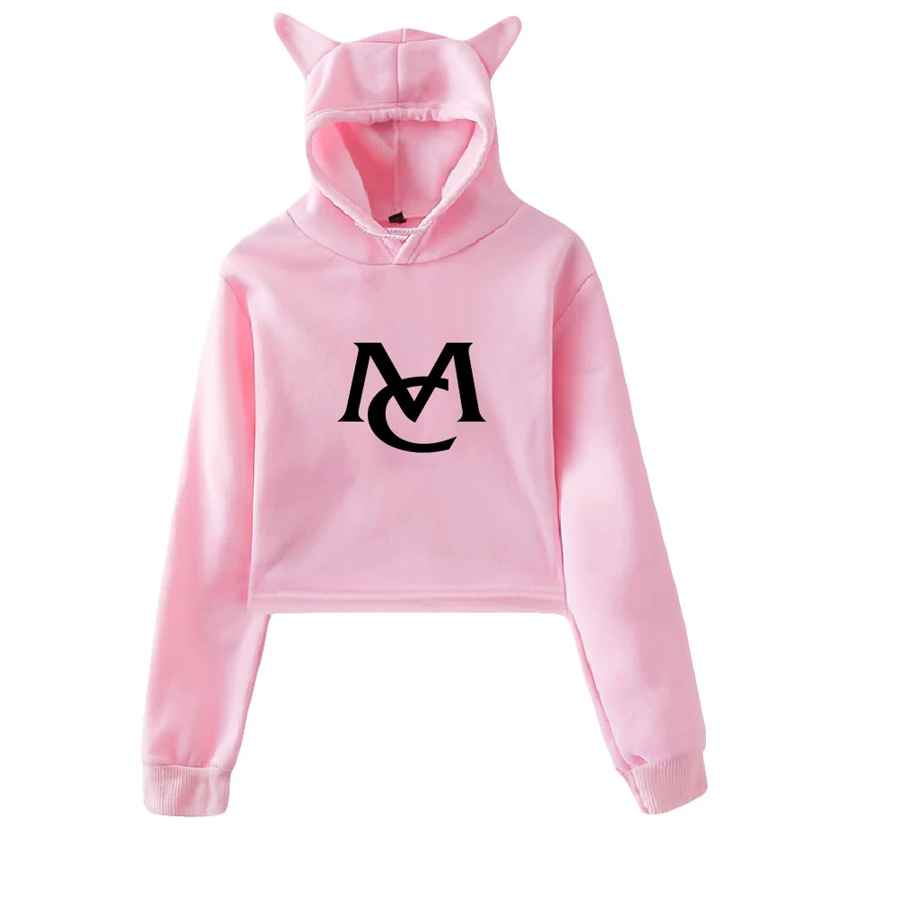 Пуловер Mariah Carey укороченная толстовка с котом укороченный топ Женская уличная