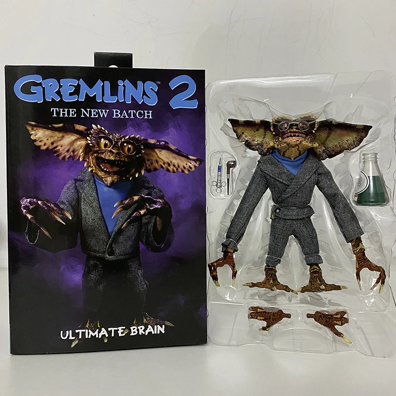 

Original NECA Elf Gremlins 2 Figure Female Greta Spend a Merry Christmas With Gremlins Toys Little Monsters Ultimate Deluxe Gift