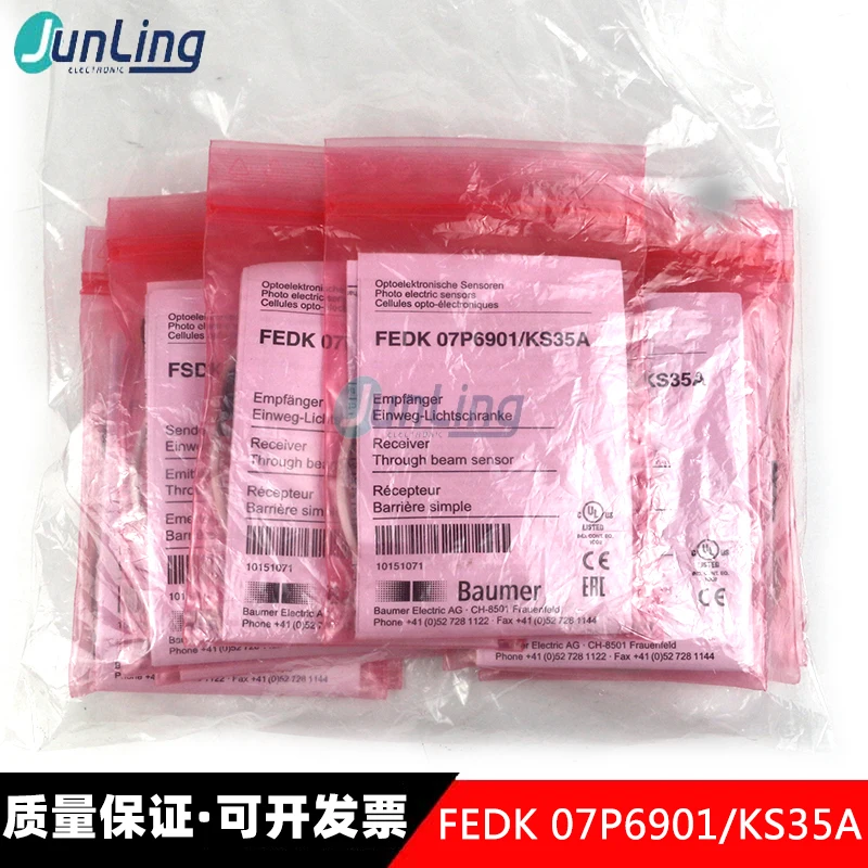 

Оригинальный спотовый фотоэлектрический датчик Baumer FedEx 07P6901/KS35A