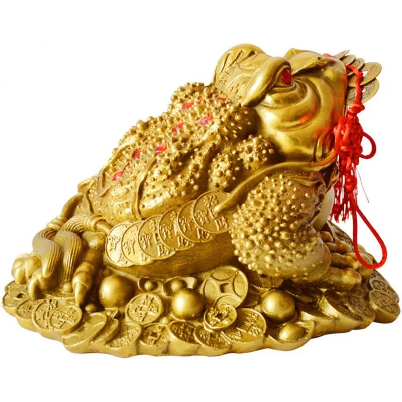 Фэн-шуй из латуни искусственное богатство с тремя ногами традиционный набор 5