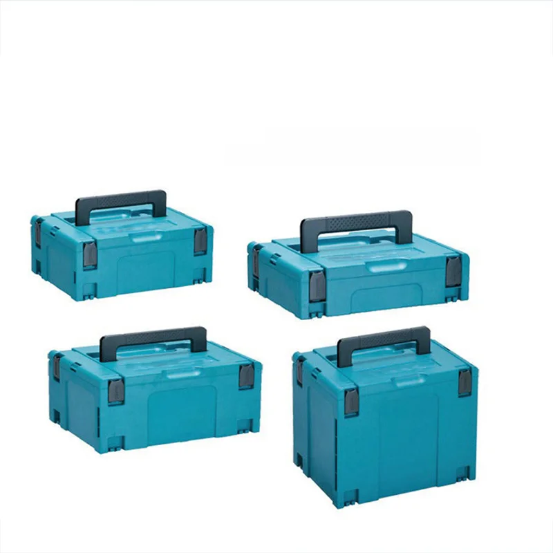 Interlocking Box Stacking Combination Multi Layer Electric Drill Multifunctional Portable Equipment Storage Box Tool Suitcase