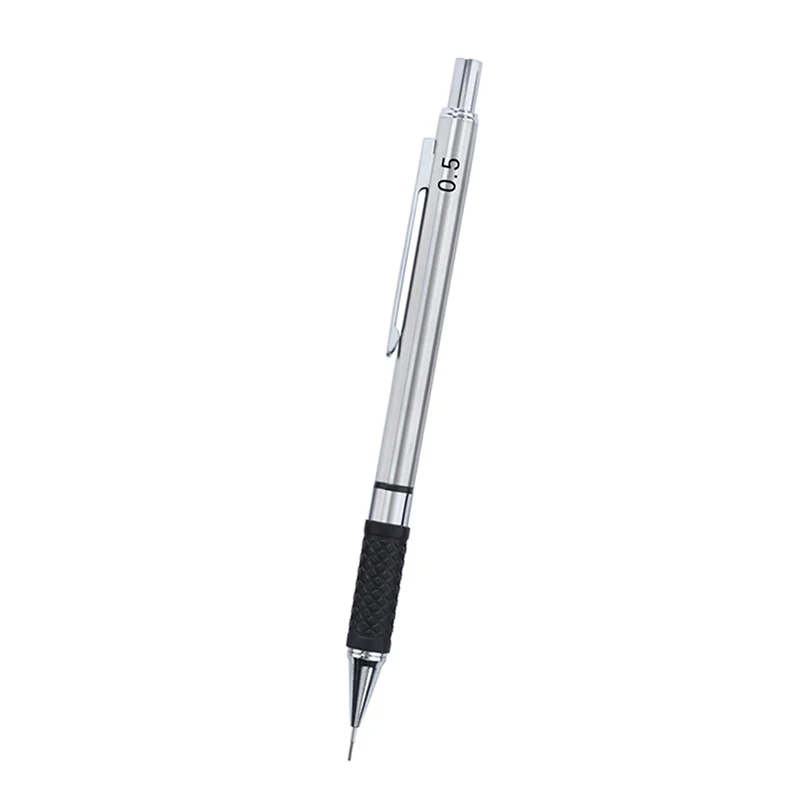 0,3 0,5 0,7 0,9 2,0 мм металлический автоматический карандаш с защитной крышкой HB свинцовый сердечник для рисования, рисования, письма, канцелярские принадлежности