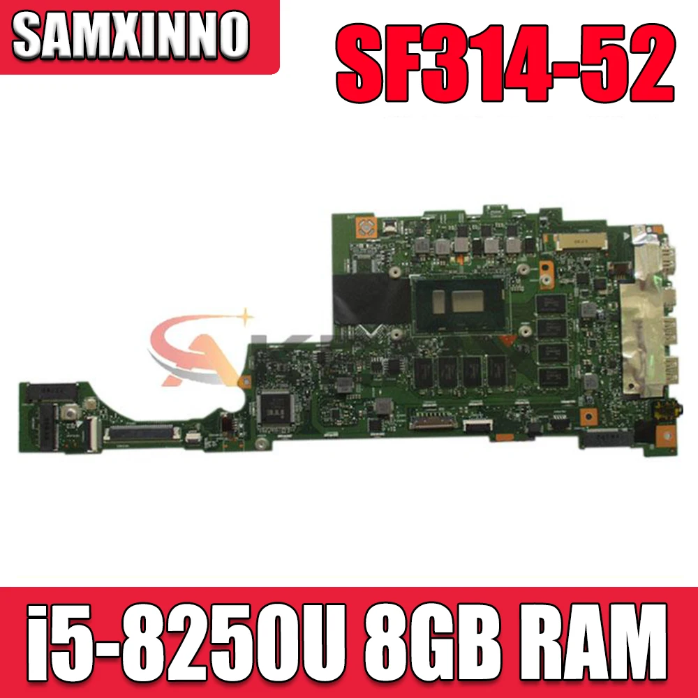 Материнская плата для ноутбука Acer Swift с процессором SR3LA i5-8250U 8 Гб RAM NBGQF11002 SU4EA