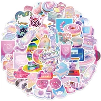 103060pcs cute pink style girl aesthetic stickers cartoon decals kids toy diy laptop phone scrapbook diary graffiti sticker