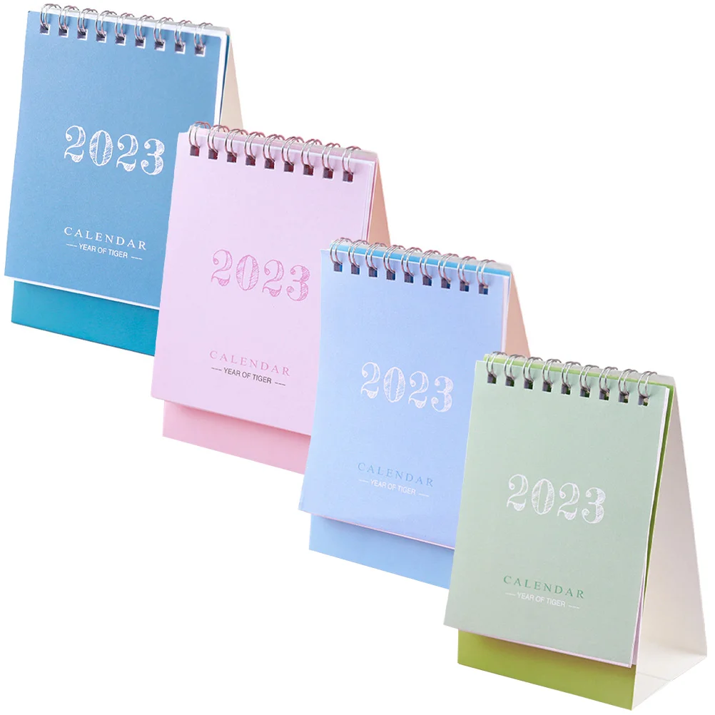 

Calendar Standing Mini Decorative Planner Desk Schedule Rabbit Desktop Pocket Wall Pad Daily Smallyear Office Memo Table