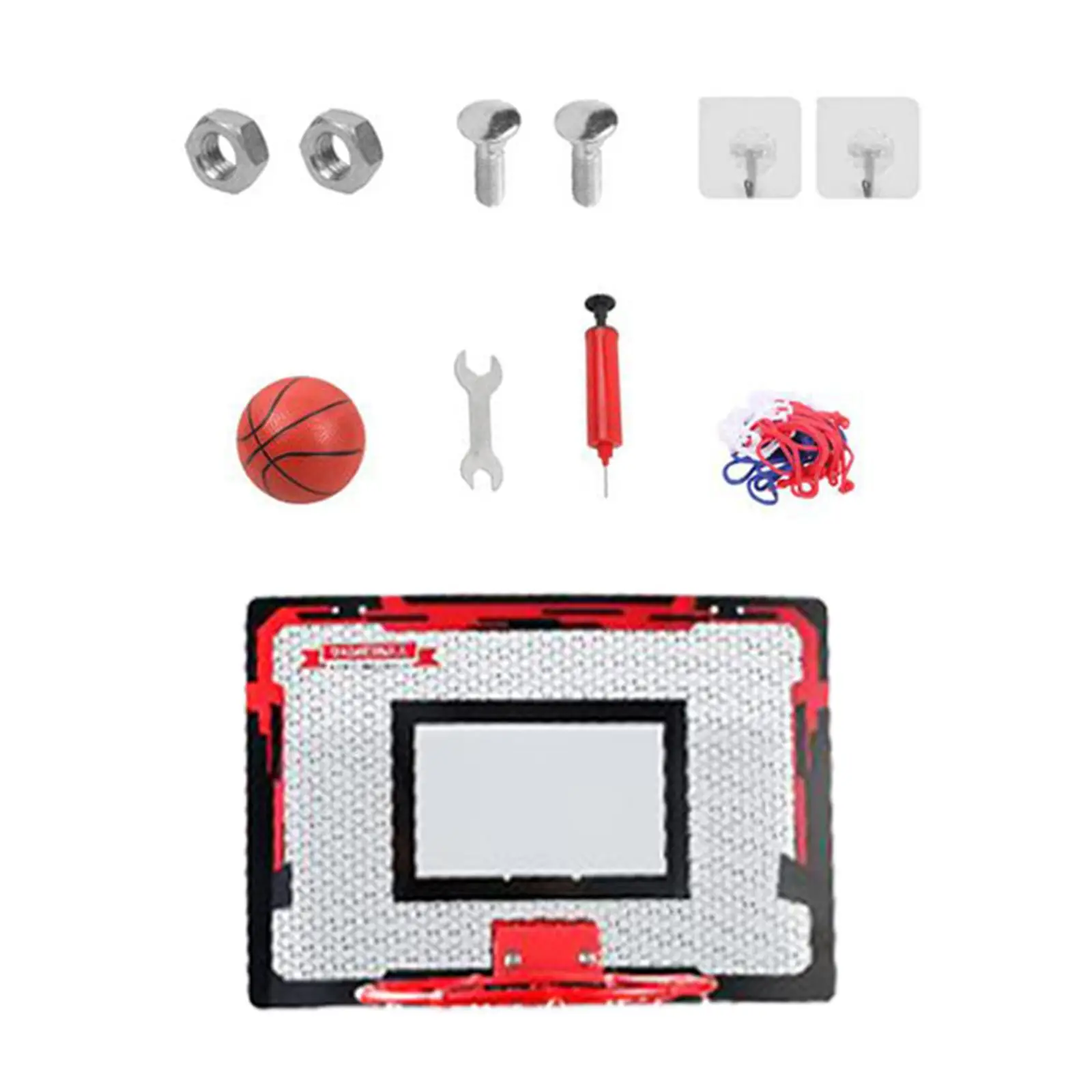 

Kids Basketball Hoop Boards Toy Set Portable with Net Basketball Goal for Backyard Game Indoor Outdoor Outside Yard Kids Adults