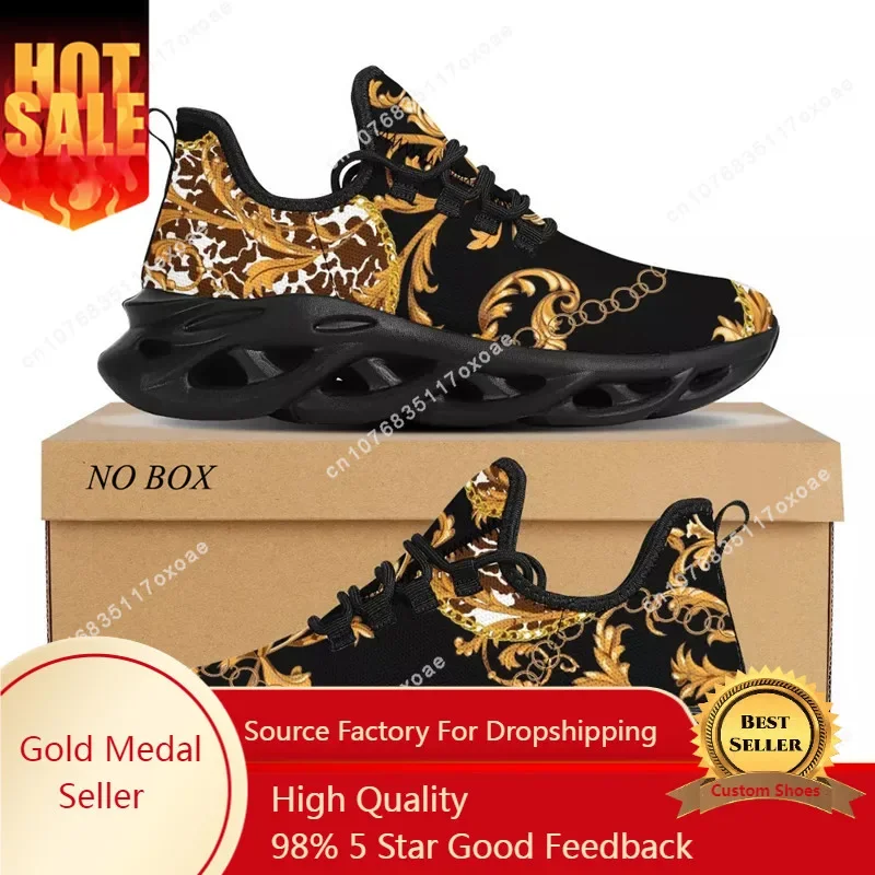 Женские туфли на шнуровке роскошные европейские кроссовки с золотистым