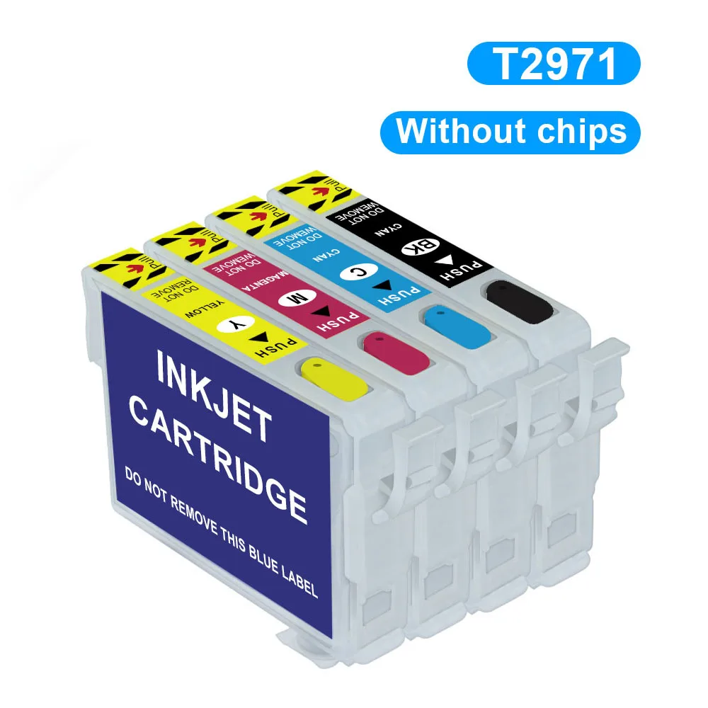 

T2971 Refillable Ink Cartridge For Epson XP231 XP431 XP241 ink cartridge T2971-T2964 Cartridge Without chips T2971