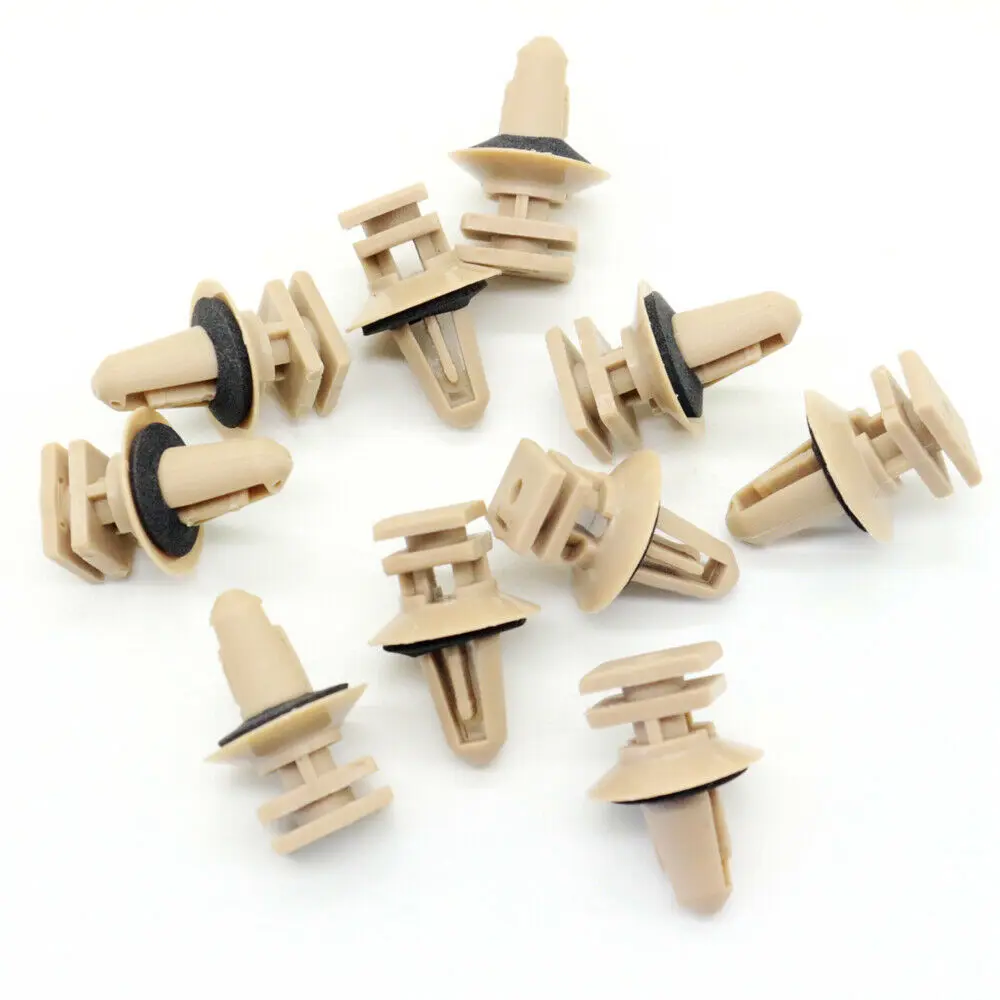 

10pcs Car Interior Plastic Clips Trims On Sill Door Entrance Clips For BMW PA66 Plastic Clips 51477117532