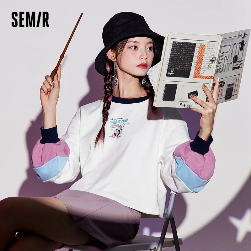 

Свитшот женский осенний свободного покроя, 2021