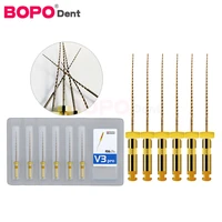 bopodent dental instrument soco sc pro rotary files heat activation golden files for dentistry endodonticdental root canal file