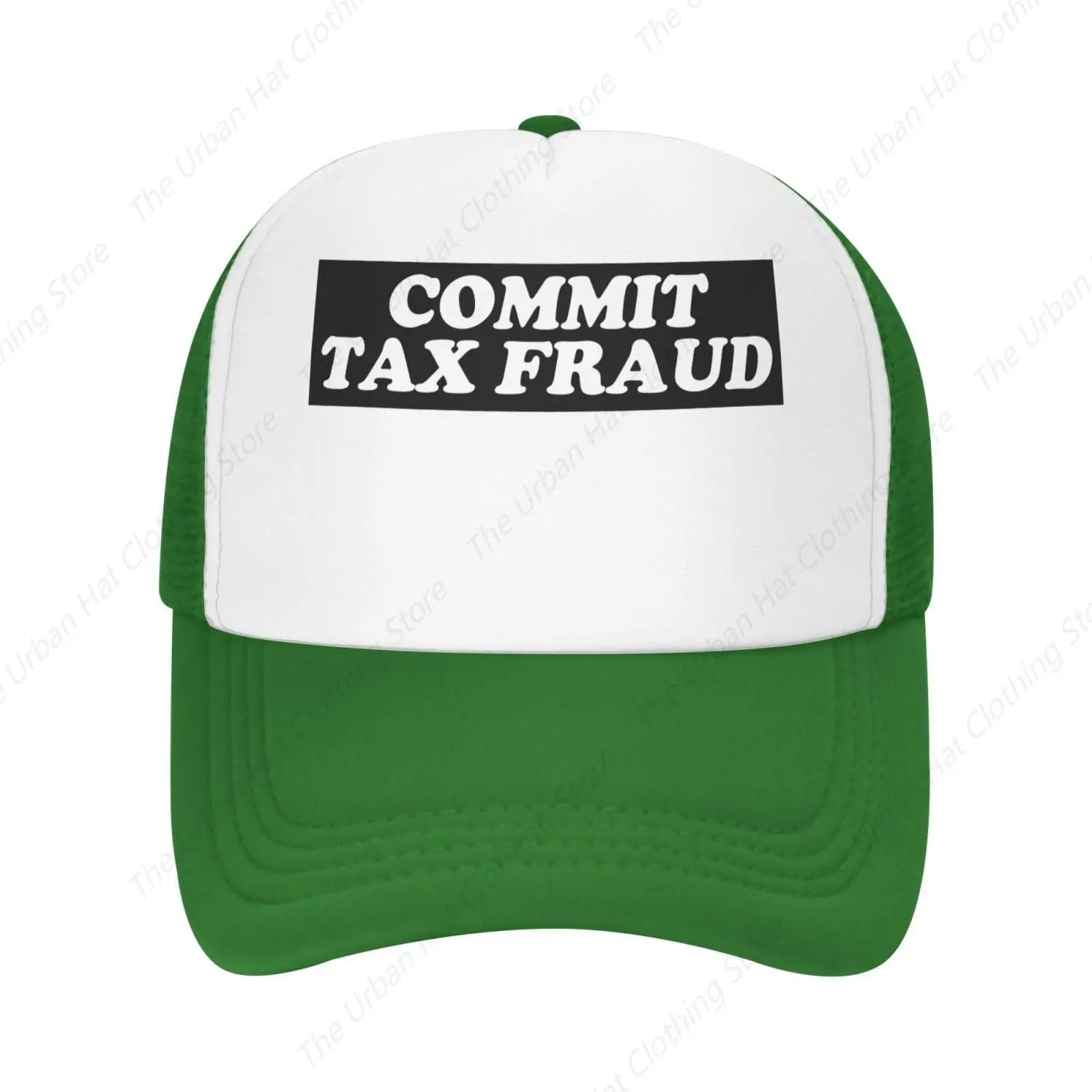 Бейсбольная кепка Commit Tax Fraud для мужчин и женщин регулируемая сетчатая шляпа