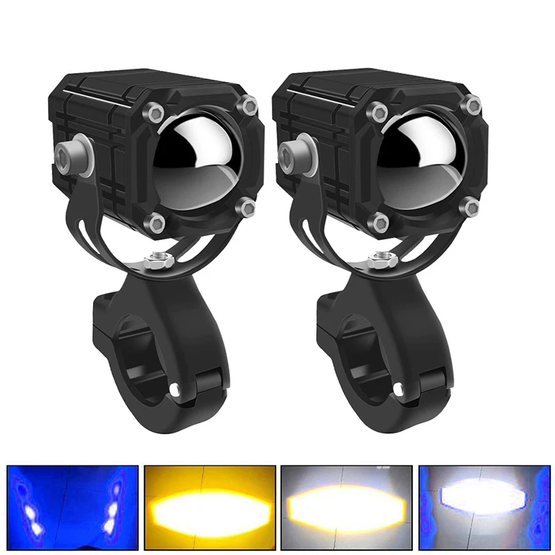 Мотоциклетный прожектор проекционный объектив для мотоцикла двухцветный