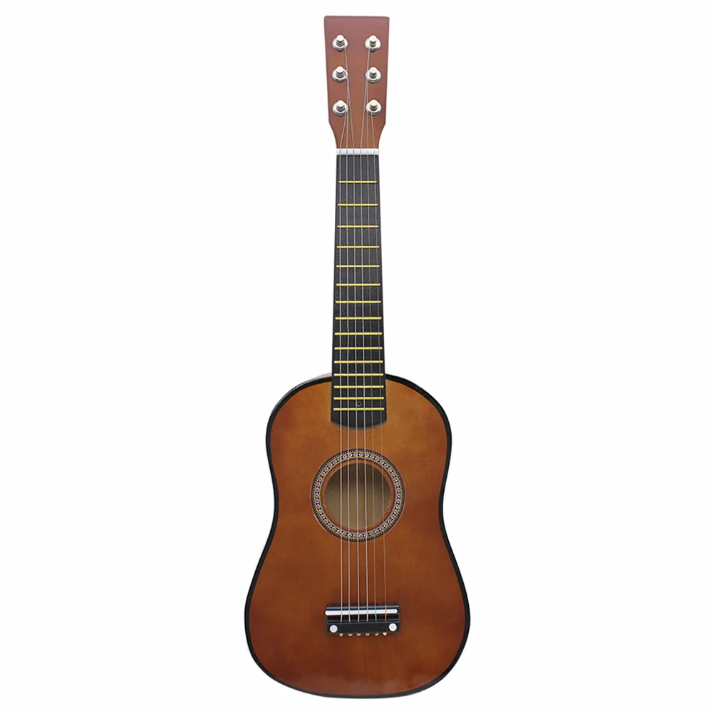 

Guitar Toy Acoustic Kids Children Wooden Classical Musical Beginner Vintage Inch Style Folk 6String Awakening Imitation Ukulele