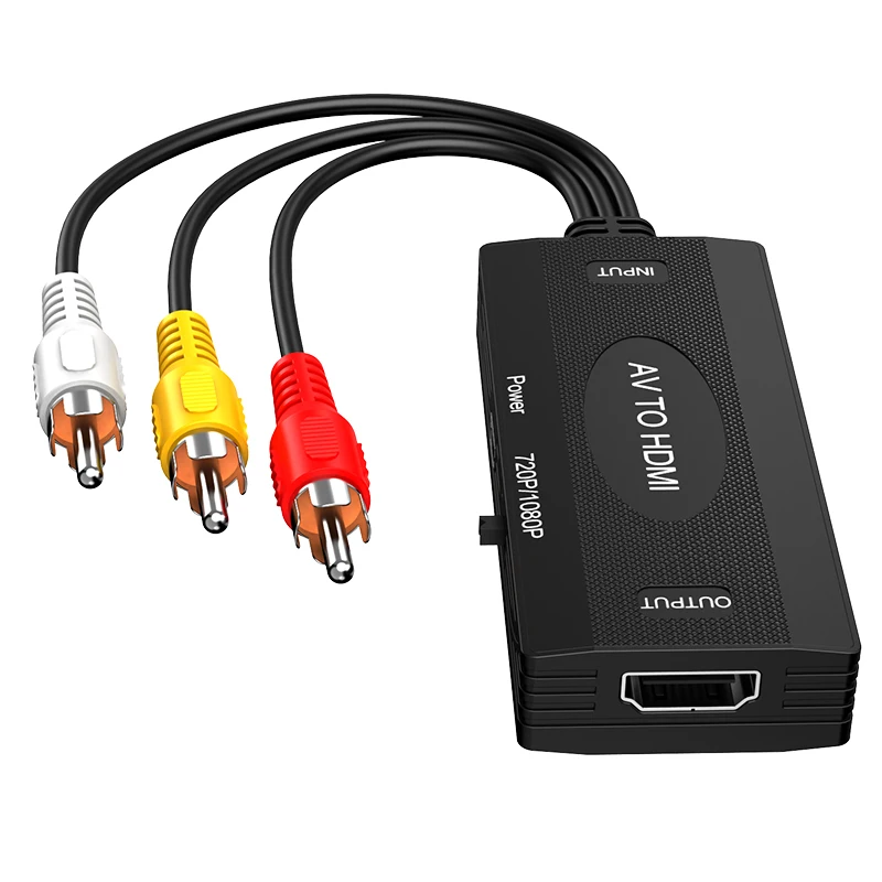 

Useful Converter Adapters 1set 5V 1A Accessories Compatible Hw-2106 AV TO HDMI