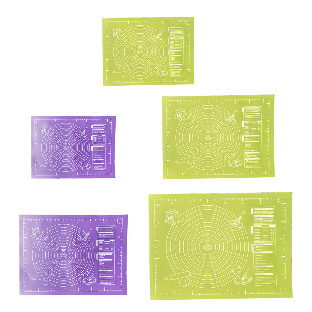 

Коврик для раскатки теста, не прилипающий силиконовый инструмент для выпечки пиццы, торта