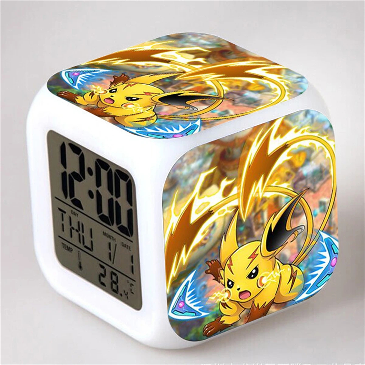 S Venusaur Blastoise Butterfree Vulpix Eevee Vileplume Ponyta Electabuzz Alarm Clock Figures Toy Doll