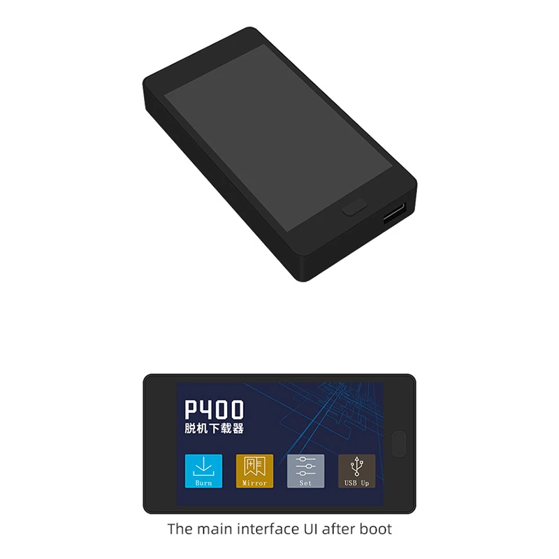 ALIENTEK P400 Автономный загрузчик Программатор Четырехсторонний STM32 STM8 4 3-дюймовый