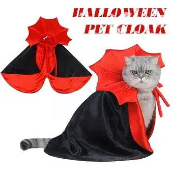 Cute Halloween Pet Costumes Cosplay Vampire Cloak For Pet Dog Cat Kitten Puppy Dress Kawaii Pet Clothes Cat Accessoties Gif R9I7 1