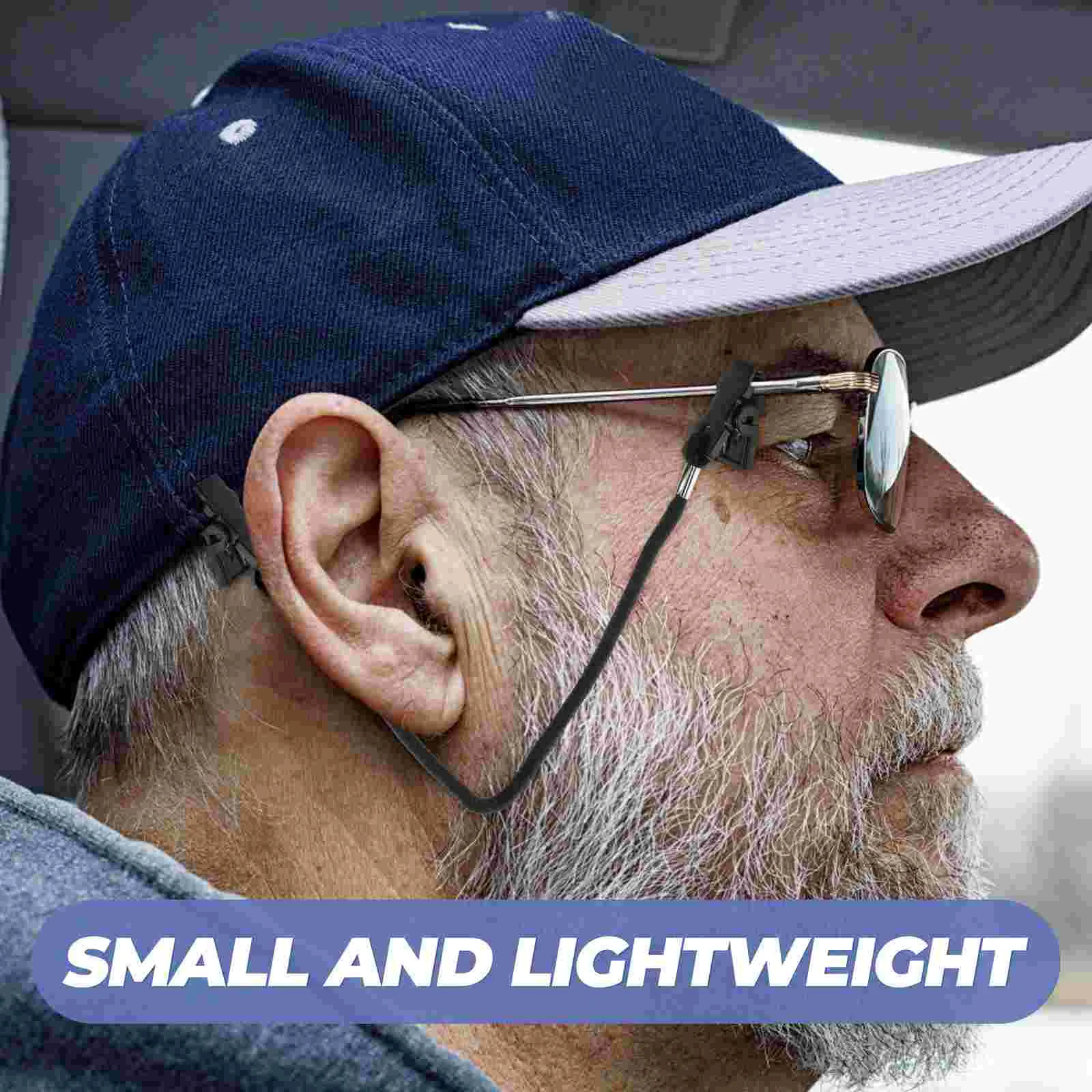 2-х шт. фиксатор шапки для шнура рыбалки зажимы троса черный ветрозащитный ремень