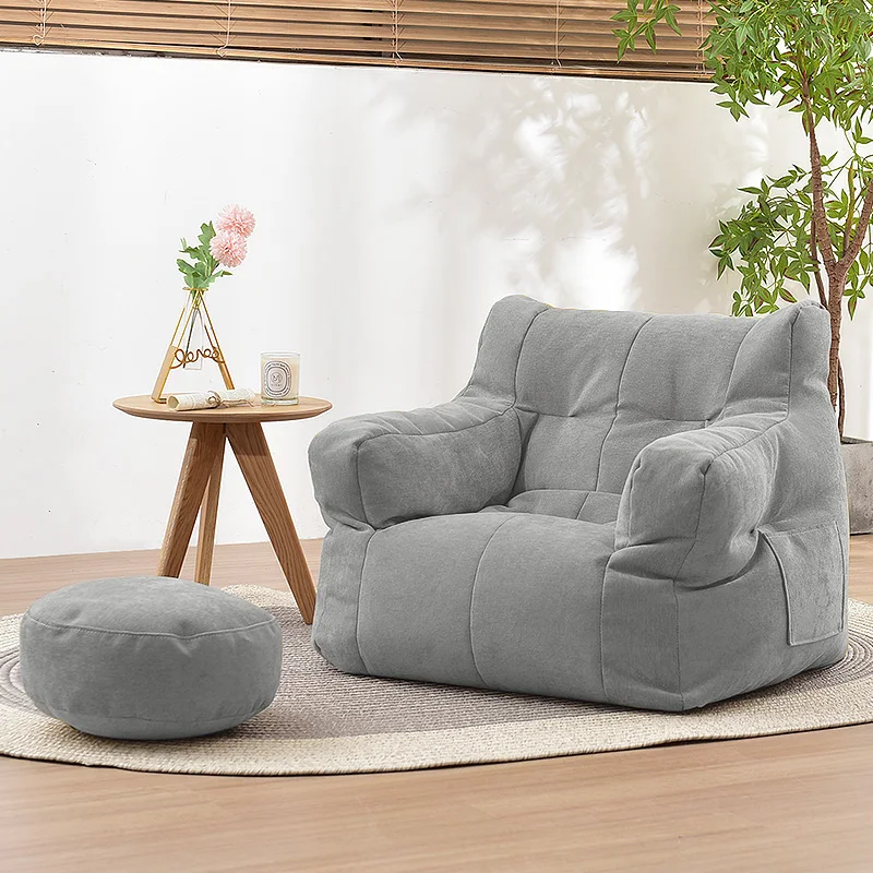 Симпатичный ленивый диван одинарный для отдыха Балконная спинка чтения