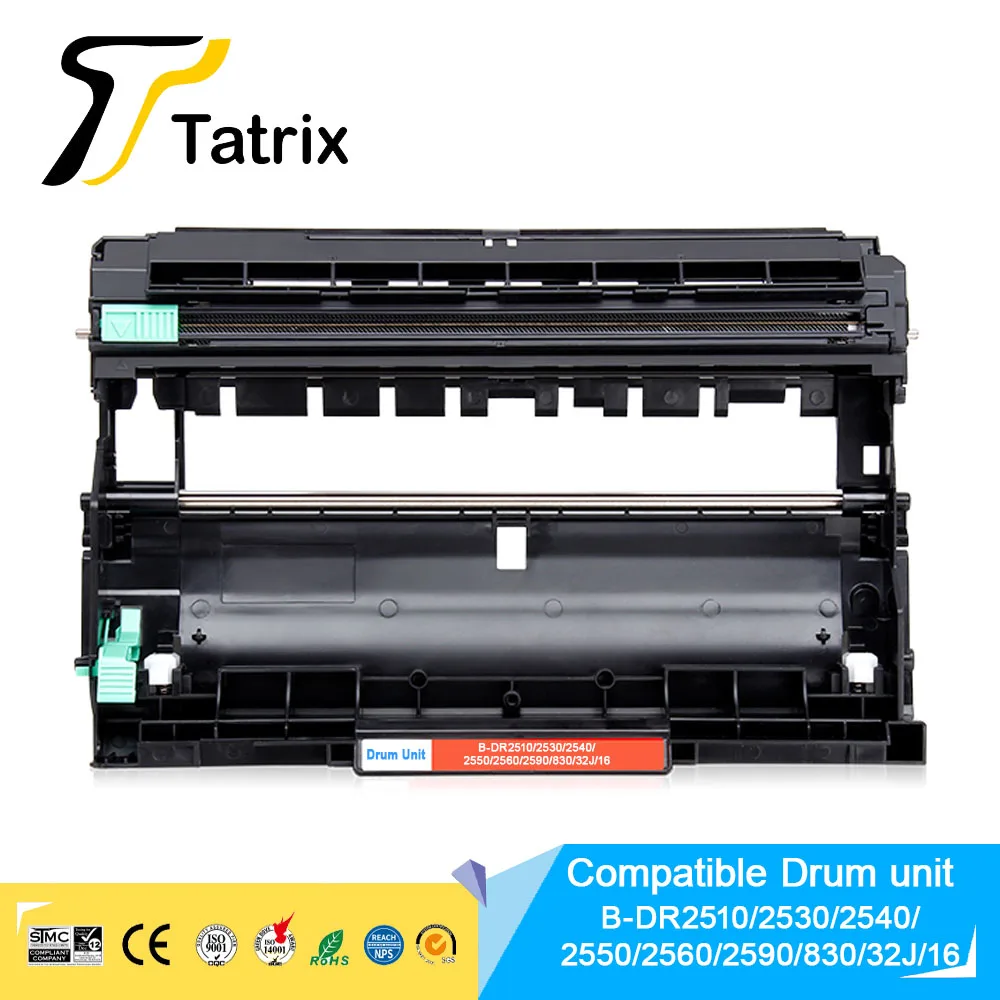 Фото Tatrix DR2500/DR2510/2530/2540/2550/2560/2570/2590/830 Премиум-совместимый барабан для принтера Brother DCP-L2620DW/L2627DW №1