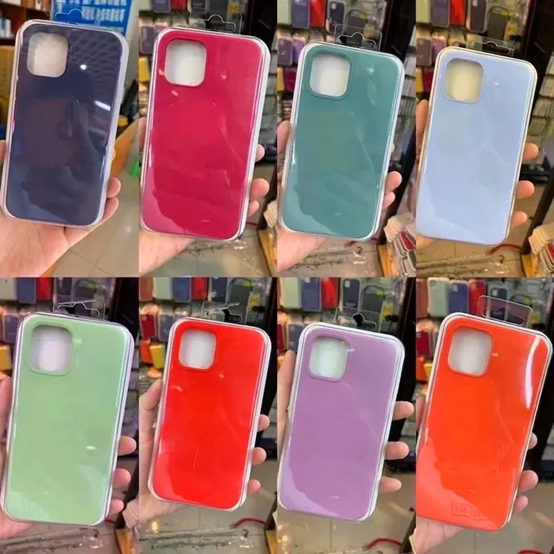 Официальный чехол с оригинальным логотипом для IPhone 13 Pro Max 12 Mini X XS XR 7 8 Plus 11