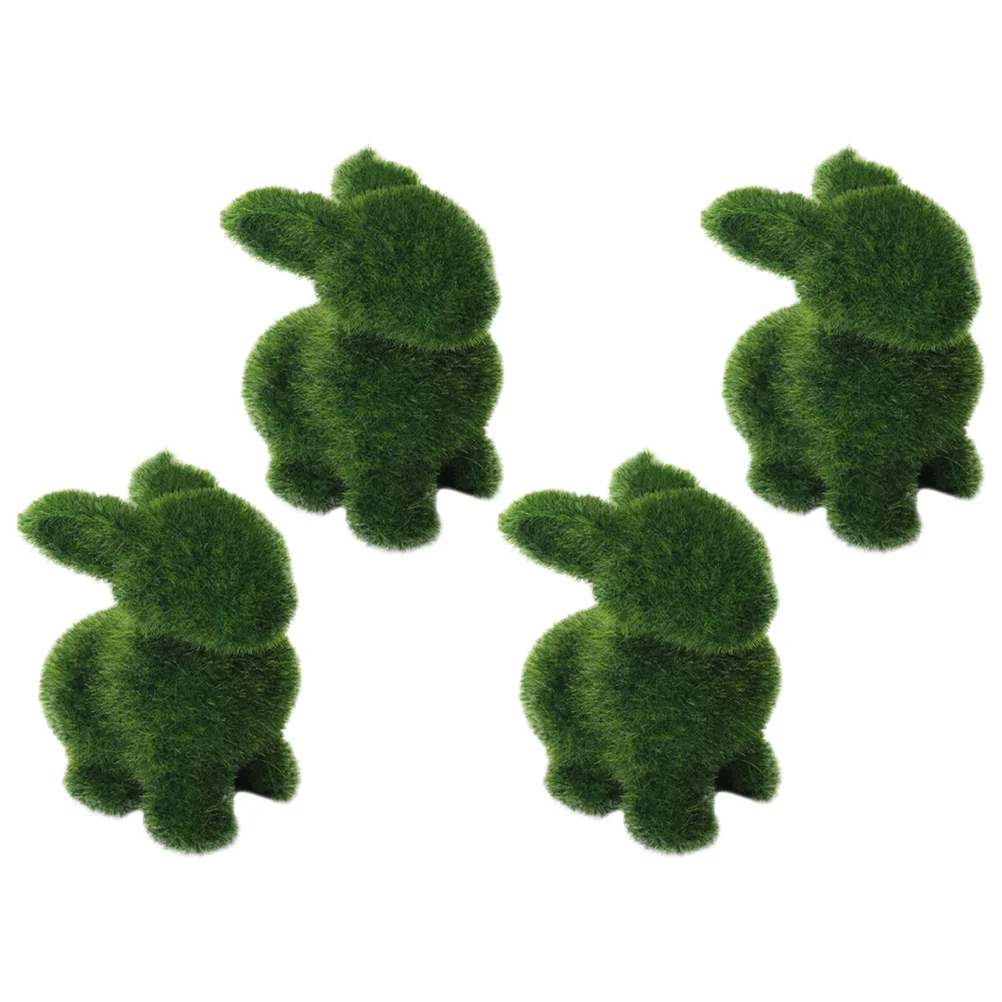 

4 шт., декоративные фигурки кроликов