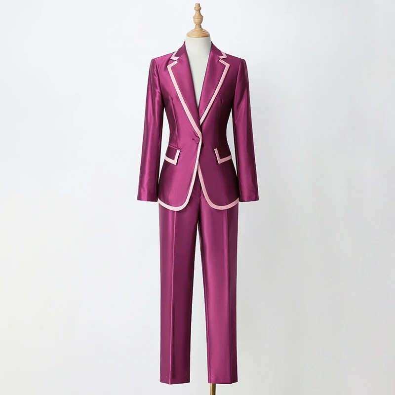 2023 new Blazer suit female autumn long-sleeved fashion temperament work clothes set