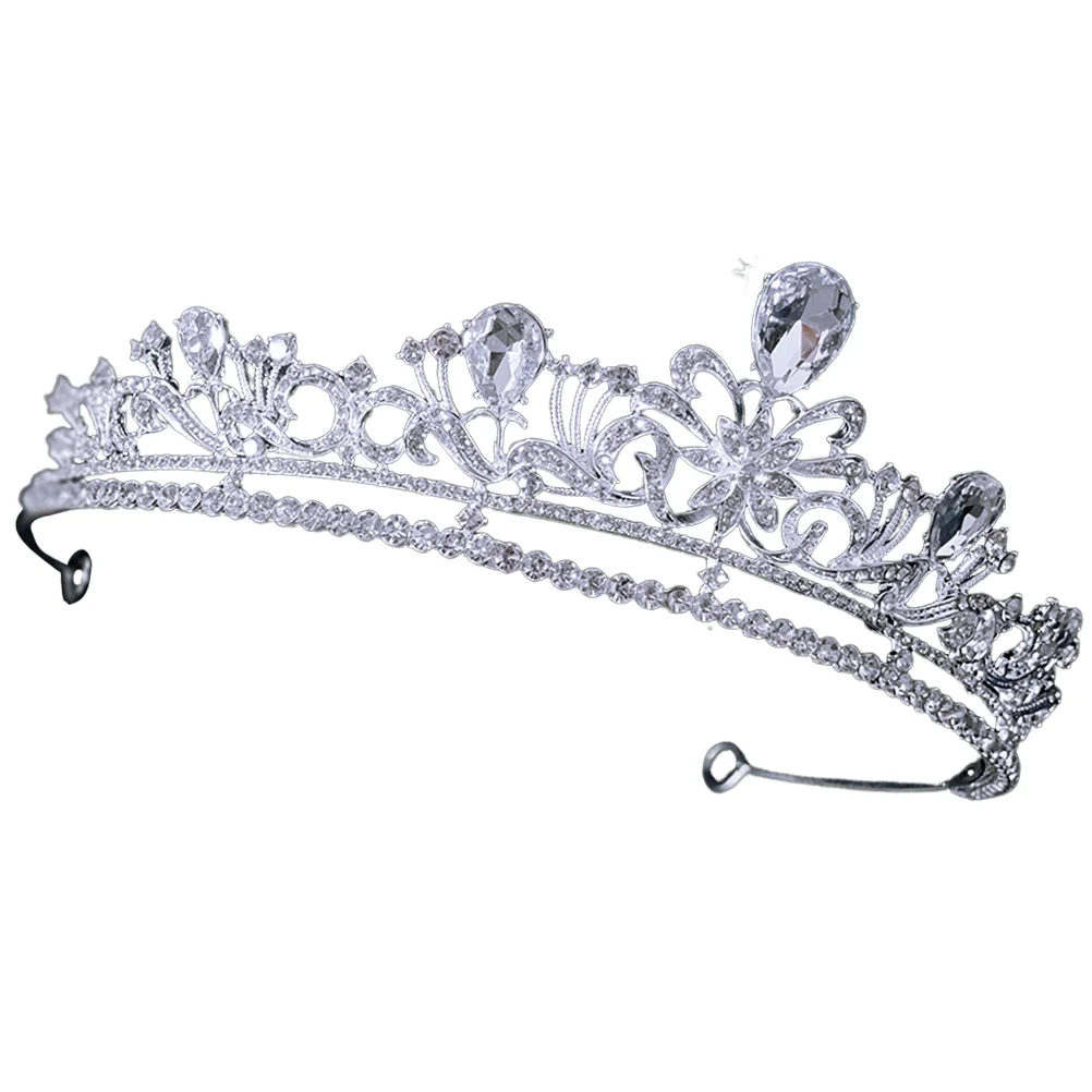 

Rhinestone Crown Bling Headband Bride Rhinestone Headband for Wedding Birthday Prom Party