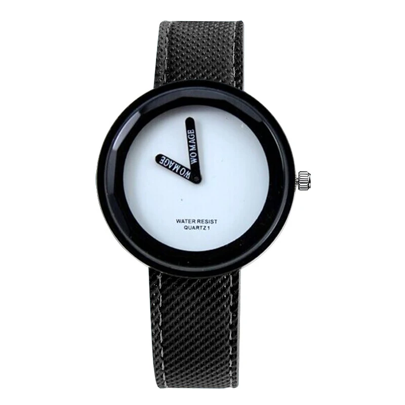 

Couple Watch for Men Women Quartz Watches Black White Ladies Simple Minimalist Male Orologio Man Unisex Conceptual Wristwatch