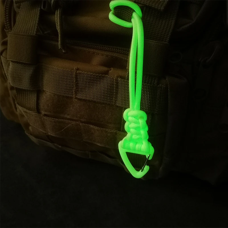 Треугольная светящаяся подвесная Пряжка Соединительная ручка кеш Плетеный Зонт