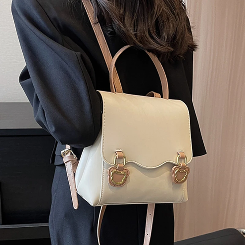 

Fashion Women Backpack Female High Quality Leather Small kawaii Bags for Teenage Girls Sac A Dos Cute Travel Rucksack Mochilas