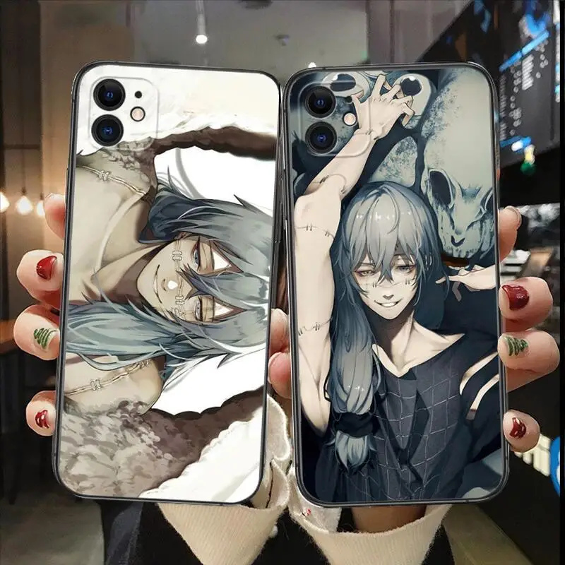 

Jujutsu Kaisen Mahito Fashion Black TPU Phone Case for IPhone 13 12 11 14 Pro Max Mini XR X XS Max 8Plus 7plus 6 6S Phone Cover