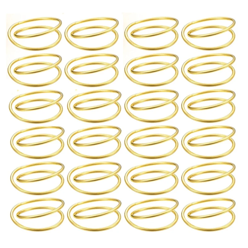 

Кольцо для салфеток спиральное с пряжкой, 24 шт.