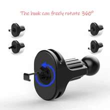 Car Air Vent Clip 17mm Ball Head for Universal Car Phone Holder Gravity Stand Bracket Magnetic Support Mobile Car Adapter Holder