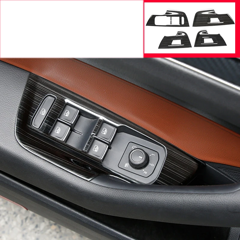 Панель переключателя стеклоподъемника автомобиля из углеродного волокна для