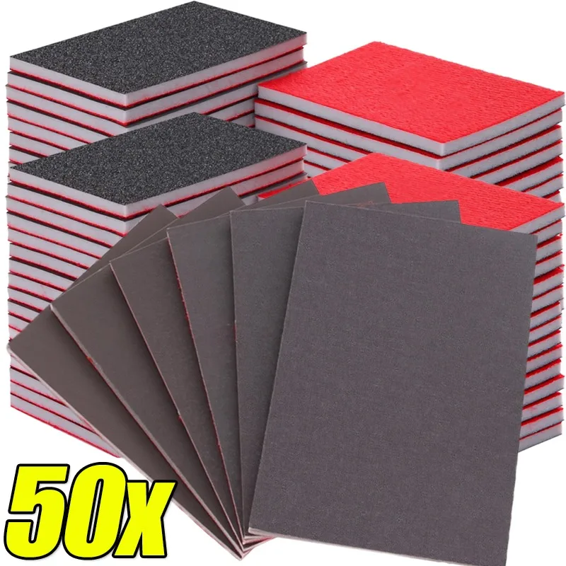 

50-5 шт., губка, шлифовальный блок, зернистость 180-2500, абразивный блок, полировальные подушечки, губка для влажной и сухой шлифовки, песчаные блоки, абразивные инструменты